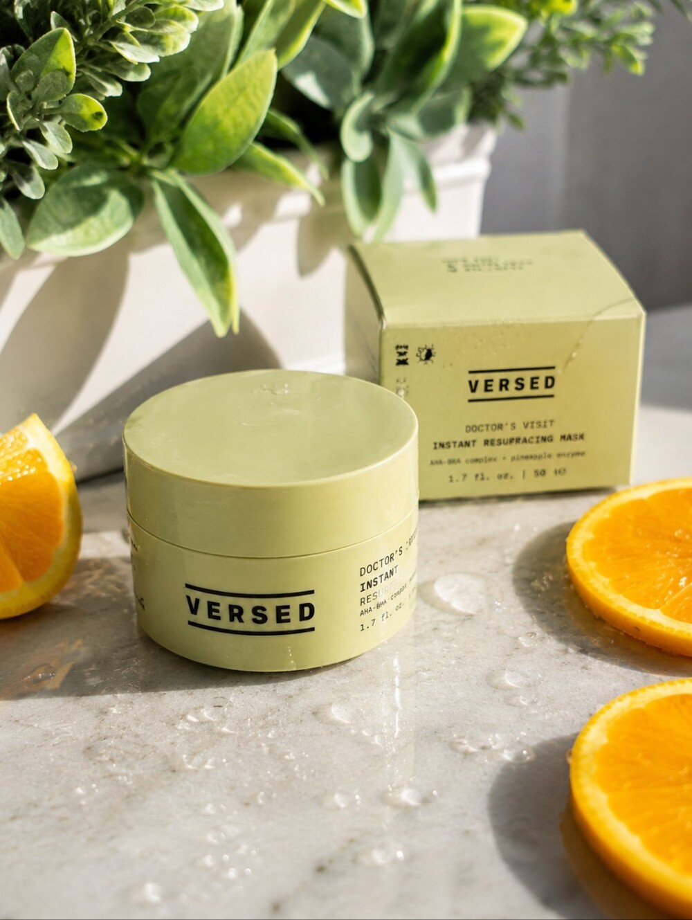Versed Yellow Resurfacing Mask for Women - Instant Skin Renewal